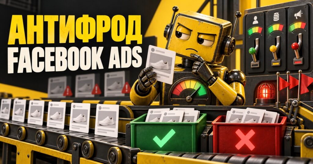 Антифрод Facebook Ads: бот проверяет рекламу